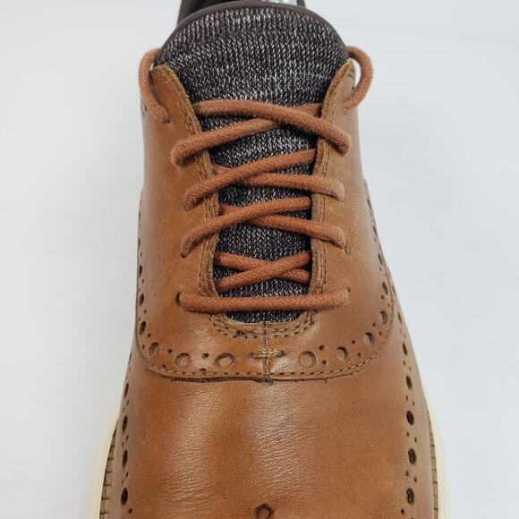Cole Haan Original Grand 360 Mens Size 10.5 Brown Leather Oxford Wingtip Shoes main image 7
